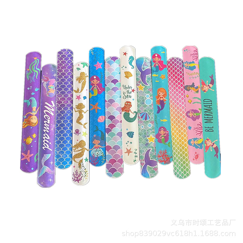 Science Of Happiness - 12 pezzi braccialetti schiaffo per ragazza