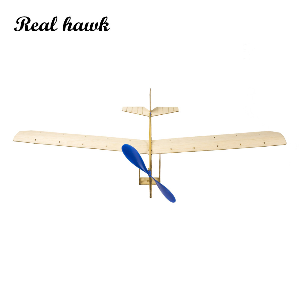 Science Project Diy - Kit aereo alimentato con elastico STEM,