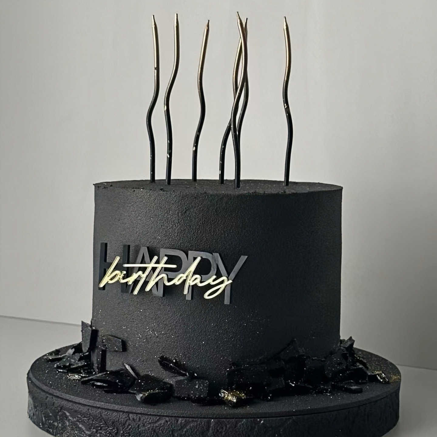 Science Of Happiness - Decorazioni per torte laterali in acrilico