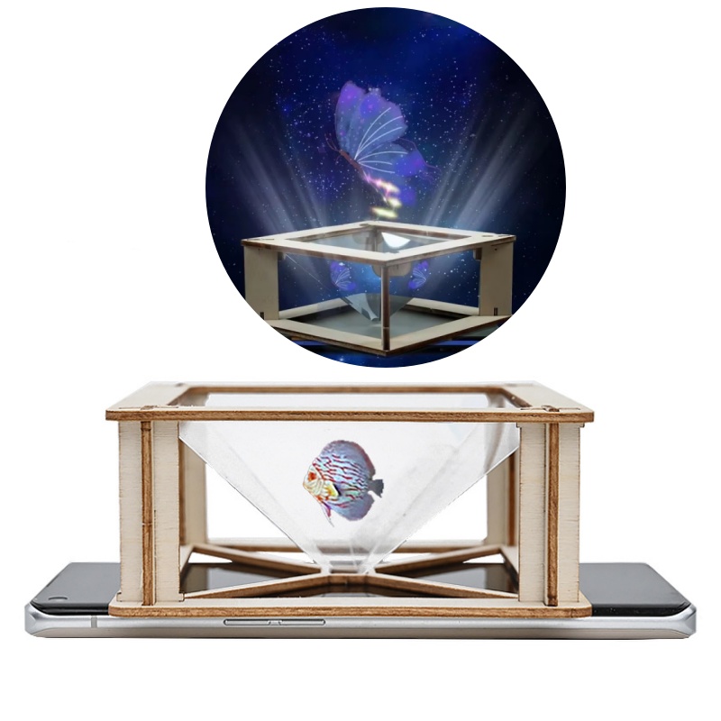Science Project Kit - Kit Proiettore Olografico 3D Fai-da-Te per