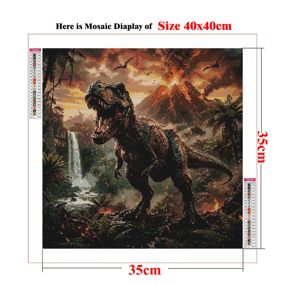 Kit Pittura Diamante: Dinosaur - Volcano Kit Eruption recensione e prezzo
