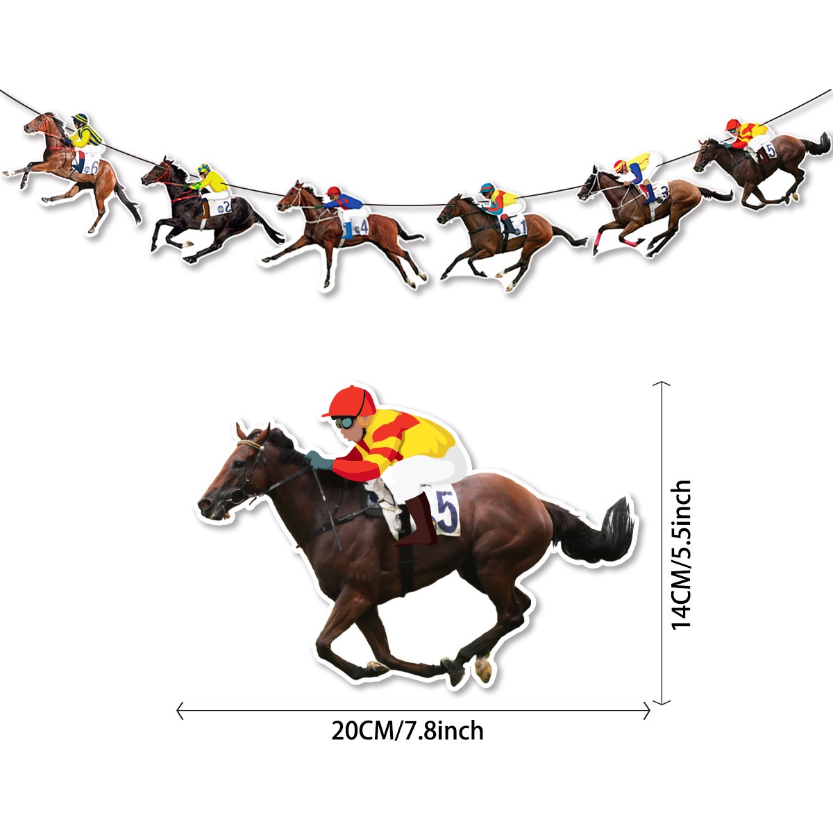 Horse Racing Party Banner ghir - Science Of Happiness recensione e prezzo